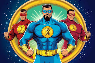 do your very own superhero or villain in marvel style