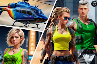 create gta, superhero, or gangster style open world game
