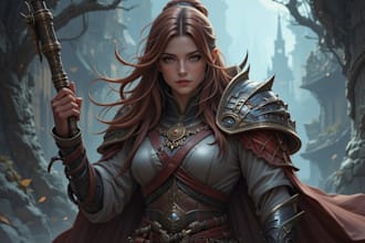 create a dnd art and d and d character for you