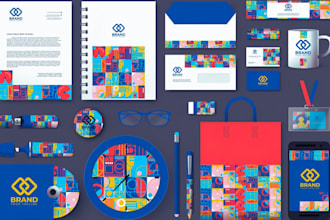 do modern signature logo, brand identity kit,  brandguide, rebrand brandbook