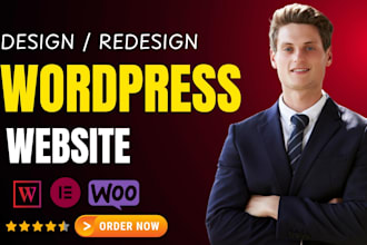 create a wordpress site and custom design website