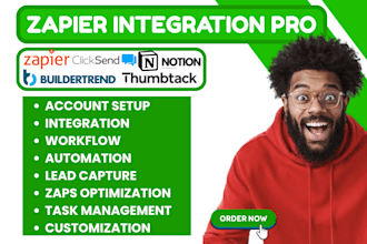zapier integration buildertrend thumbtack clicksend notion template automation
