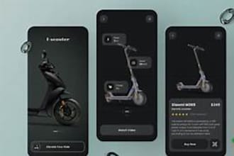 build escooter app, ride sharing app, taxi booking app, logistics app