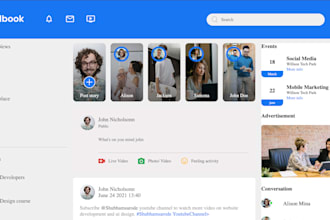 build a stunning social media web app