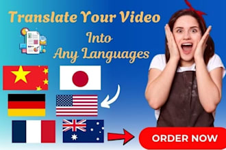 do video translation, dubbing, video  transcription and add subtitle