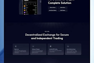create crypto token website, memecoin, or presale web3 website