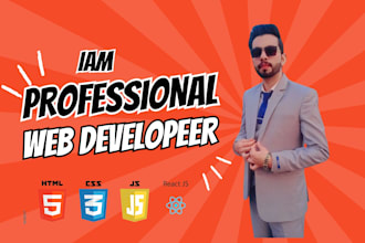 design and redesign professional landing pages  HTML CSS javascript and react
