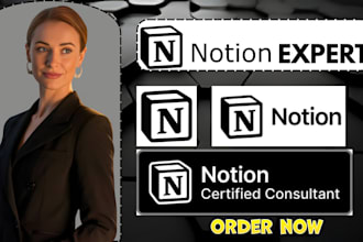 build custom notion templates, notion workspace, notion expert, notion template