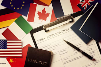 handle visit visa processing, appointment bookings of schengen, UK, USA and more