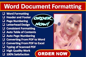 fix, edit, format, design ms word document formatting, letterhead