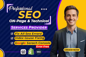 fix google search console errors, indexing issues, improve site health