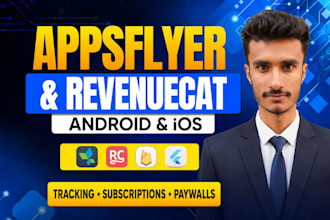 integrate appsflyer, revenuecat, and facebook sdk in your flutter app