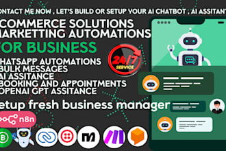 setup 24hrs whatsapp marketing automation, bulk messaging and API  for business