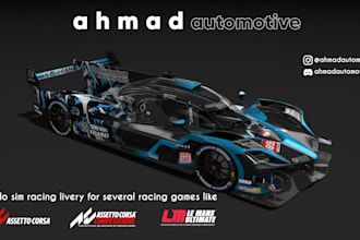 make you a custom livery in assetto corsa acc and lmu