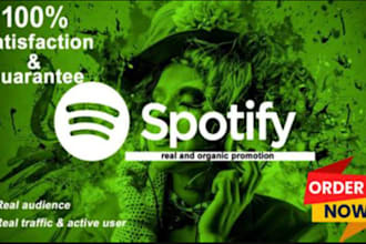 viral organic spotify promotion, spotify music promotion