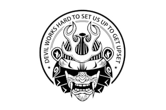 design unique samurai logo for your company