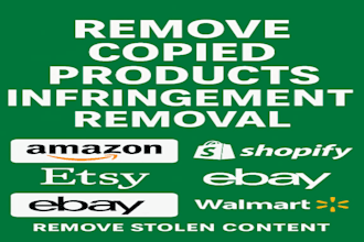 remove copyright violating products and stolen brands under dmca