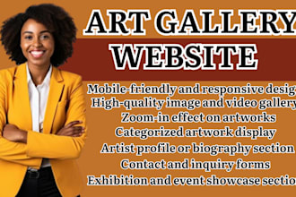 art gallery website  artist website art exhibition site  online art portfolio