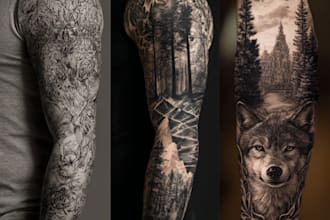 make minimal tattoo design