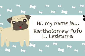 name plate for kids customized