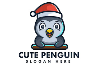 design profesional penguin logo