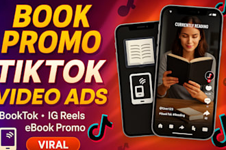 do tik tok video ads book promotion tik tok ads promotional video ads on booktok