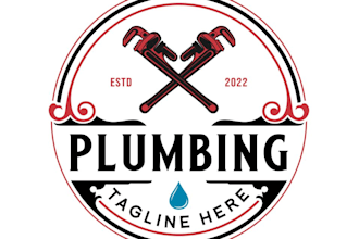 make a high quality plumber logo