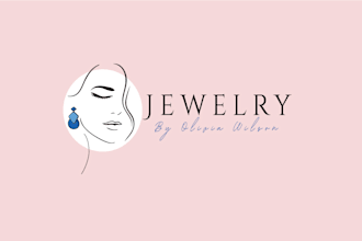 create a feminine and modern logo for your jewelry line