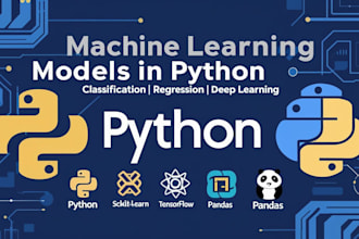build machine learning or ai models using python