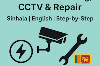 teach house wiring, industrial wiring, cctv setup, and electronics repair