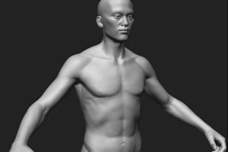 model nsfw model,animate stylized character model,rig to ue5 mannequin,anatomy