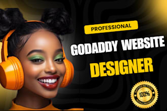 build godaddy website design, bandzoogle music website, hotel booking website