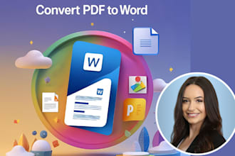convert PDF to word
