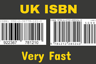 assign your book an isbn number and barcode from a UK publishing company