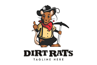 design proffesional rat logo