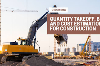 quantity takeoff, boq, and cost estimation for construction