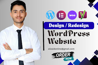 design or redesign a responsive wordpress landing page