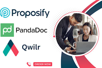 create interactive business proposals in qwilr proposify or pandadoc