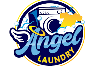 make modern  high resolution laundromat logo