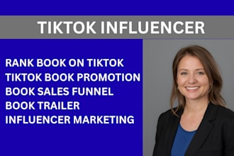 promote your book with high converting booktok influencer videos
