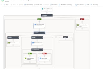 automate workflow using azure logic apps or power automate