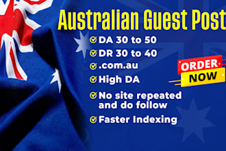 do australian guest post with dofollow backlinks and traffic