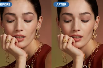 skin retouching color adjustment