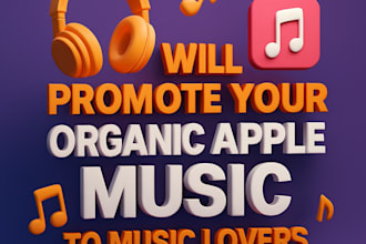 do promote your organic apple music to music lovers