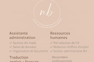 translate and manage your admin and HR tasks in french or english