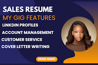 write a sales resume, linkedin profile, sdr, and cover letter