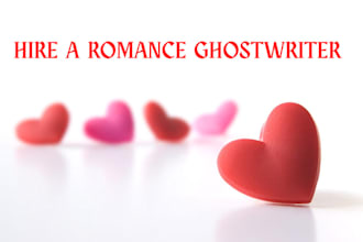 be your qualified romance ghostwriter