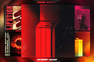 design hip hop album cover art or mixtape covers or music single cover artwork