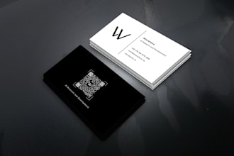 can design a minimalist logo and professional business calling card
