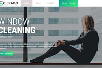 design cleaning contractor hvac website redesign roofing plumbing website design